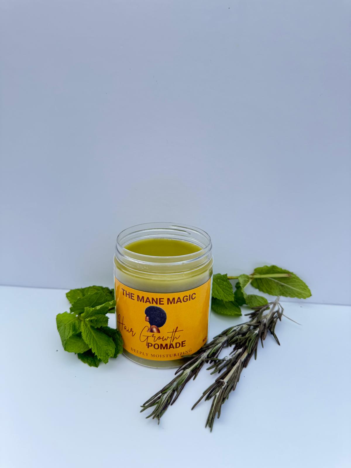 The mane magic hair growth pomade 8 oz Rosemary & Mint