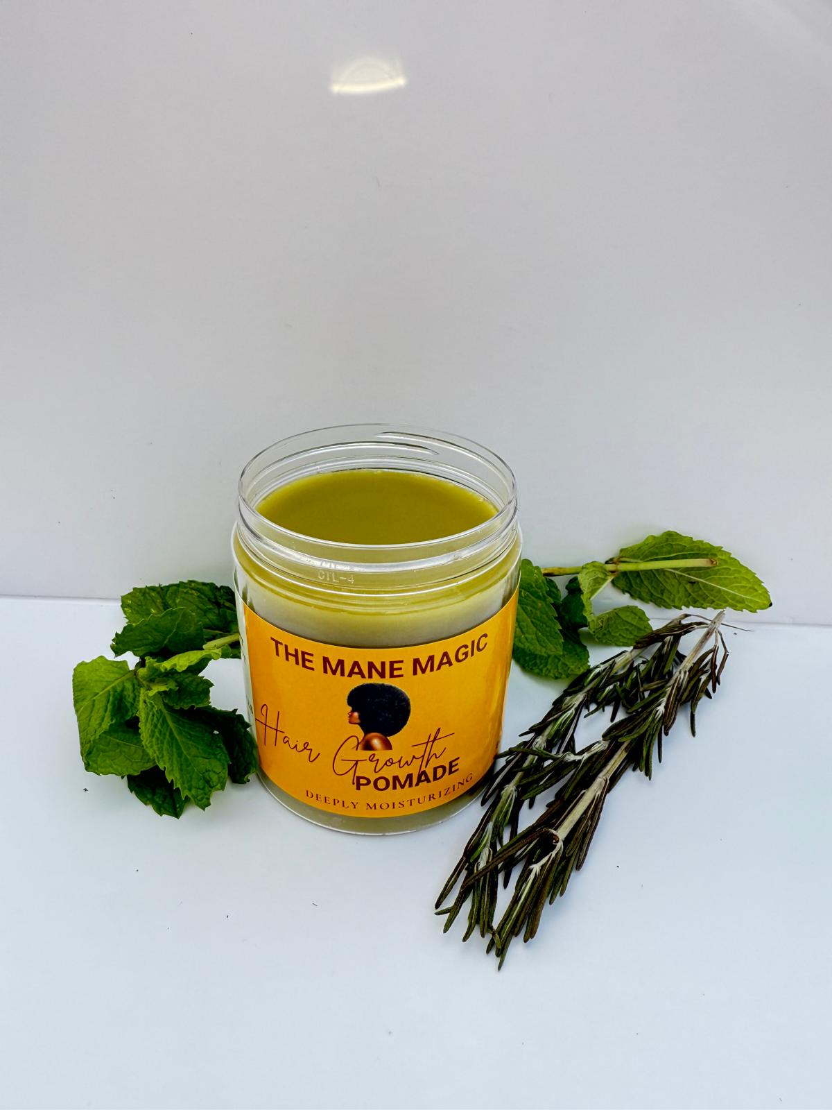 The mane magic hair growth pomade 8 oz Rosemary & Mint